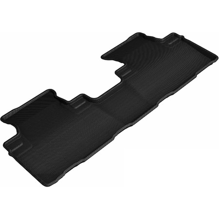 3D Maxpider Kagu Second Row Floor Mats for 2018-2019 Lexus RXL - Black L1LX06021509